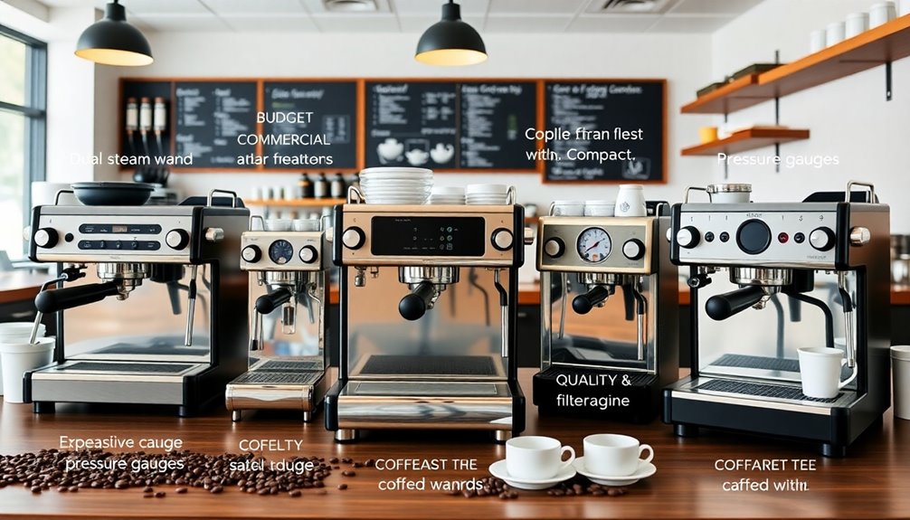 budget espresso machine selection