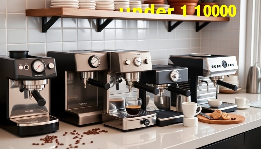 budget friendly espresso machine selection