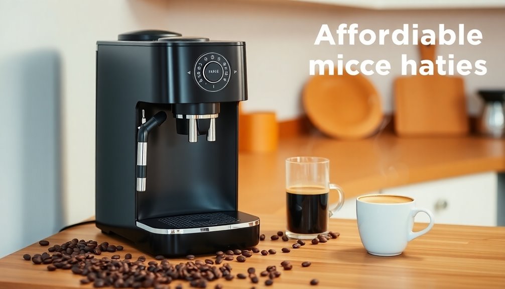 budget friendly espresso machine selection