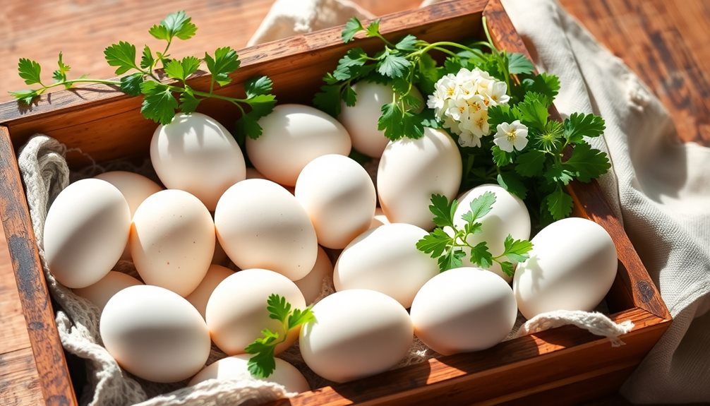 choose fresh duck eggs