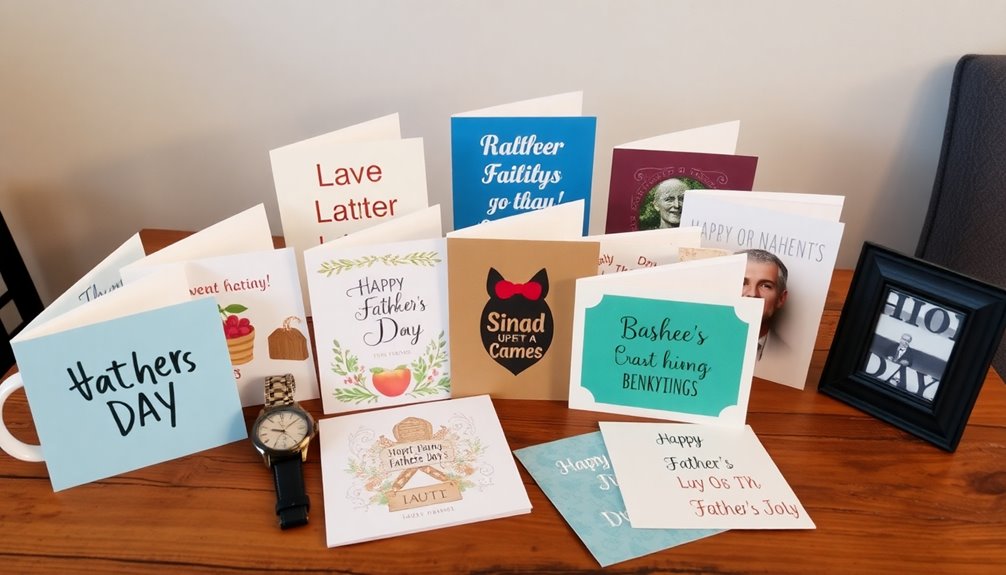choosing cards for dad