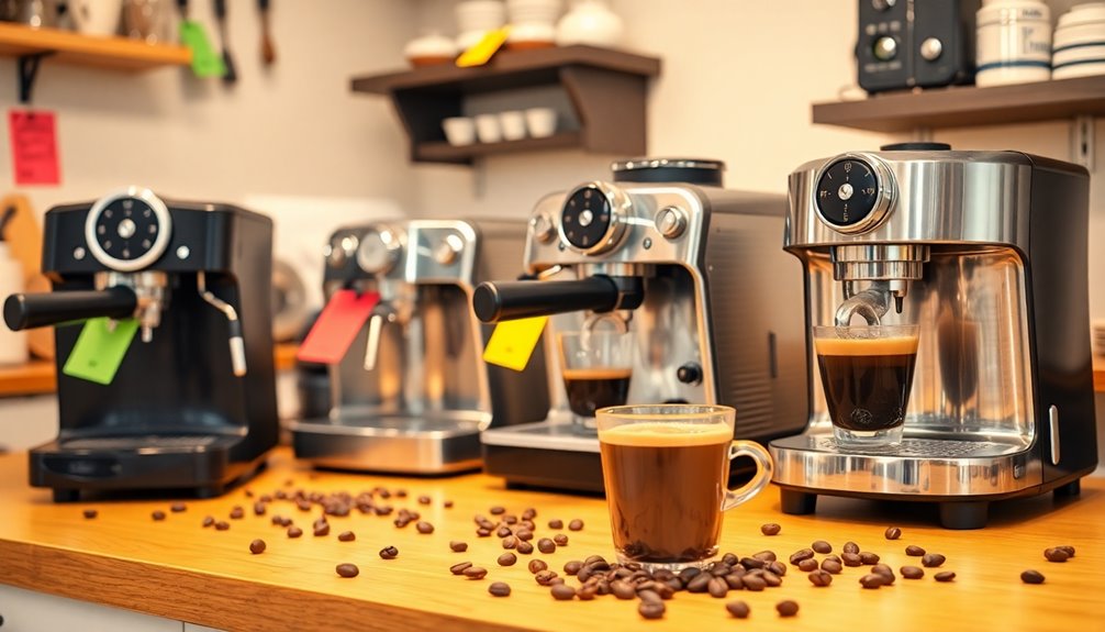 choosing espresso machine deals