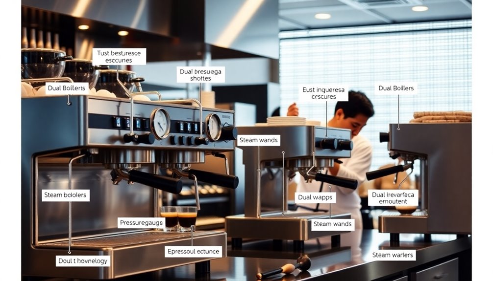 choosing restaurant espresso machine