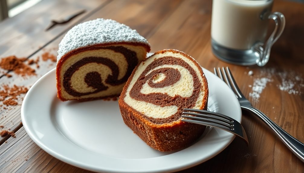 classic french marble cake