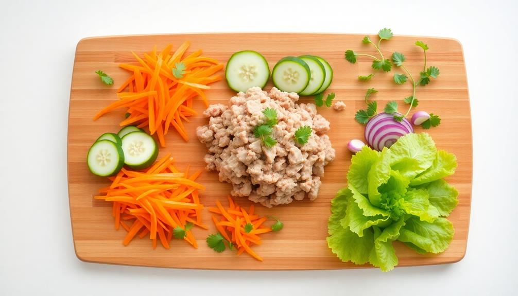 combine pork shrimp vermicelli