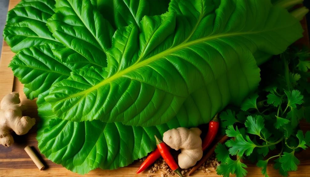 cooking with cassava leaf