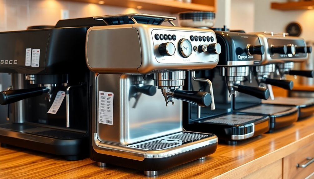 cost effective espresso machine selection