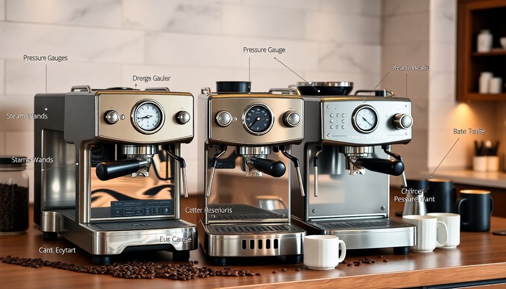 cost effective espresso machine selection