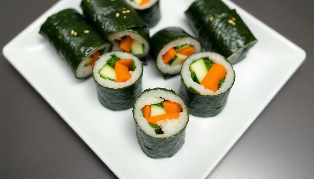 crispy korean seaweed rolls