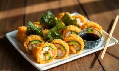 crunchy korean seaweed rolls