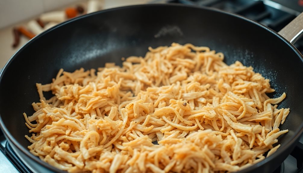 dry shredded pork process