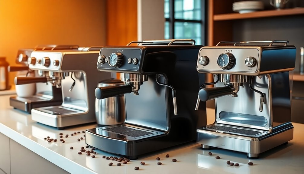 espresso machine brand selection