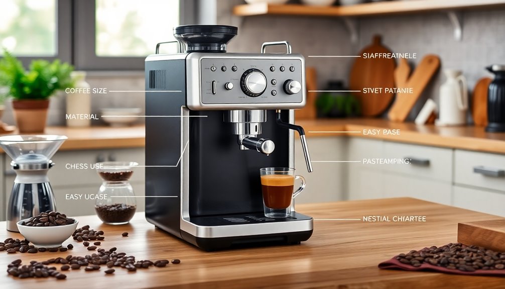 espresso machine selection criteria