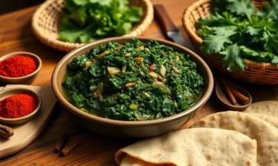 flavorful ethiopian kale dish