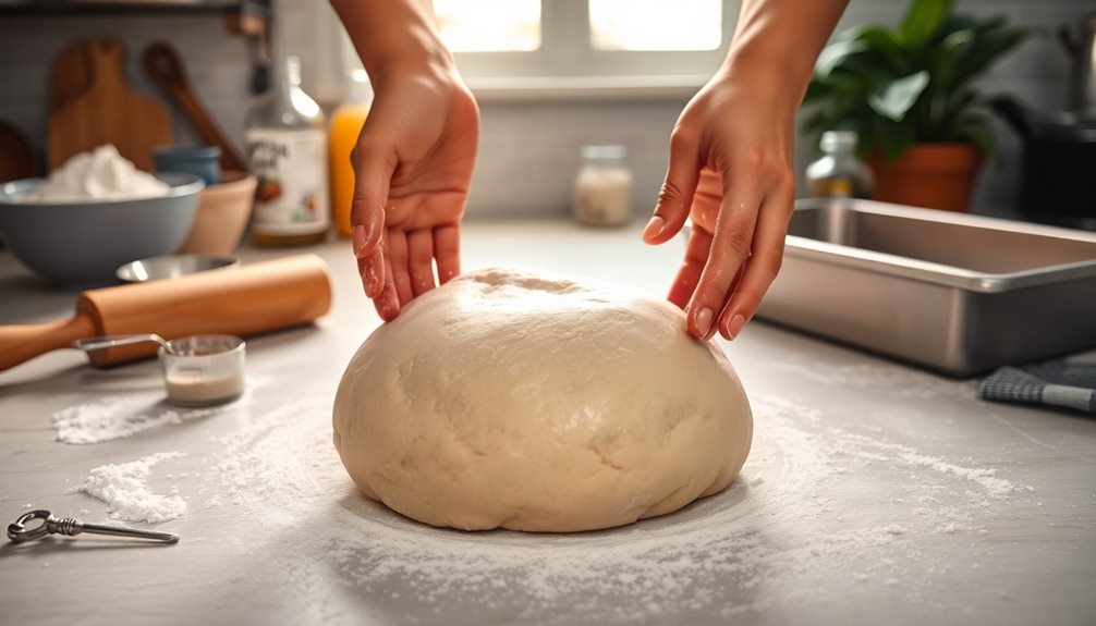 form dough into loaves