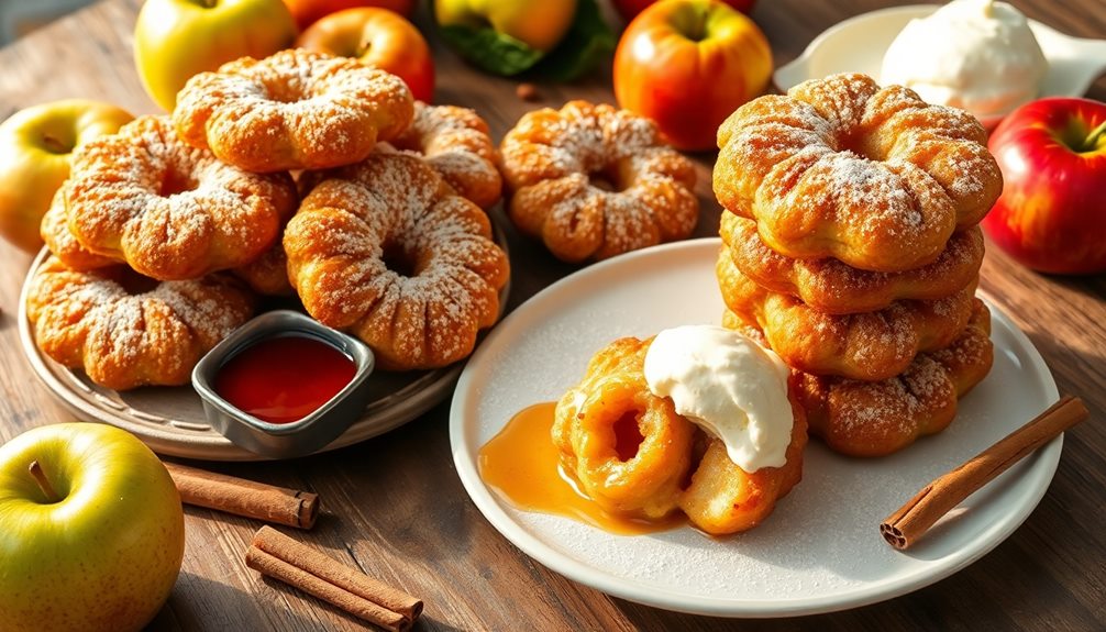 french apple fritters delight