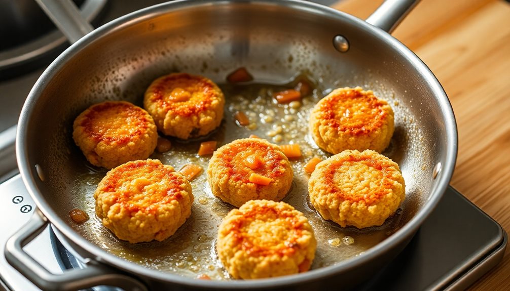 fry croquettes until golden