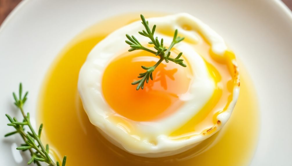 garnish using fresh herbs