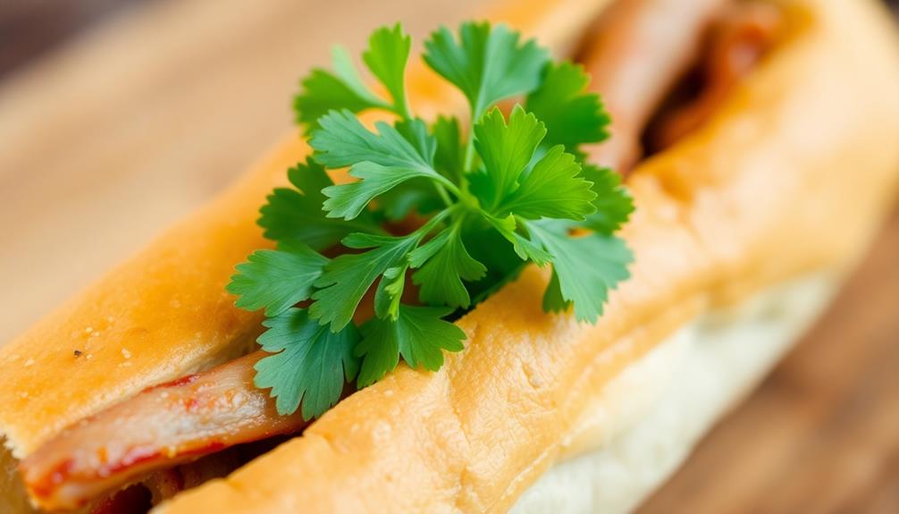 garnish with fresh cilantro