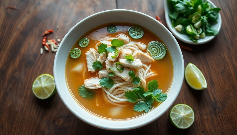 garnish with fresh herbs