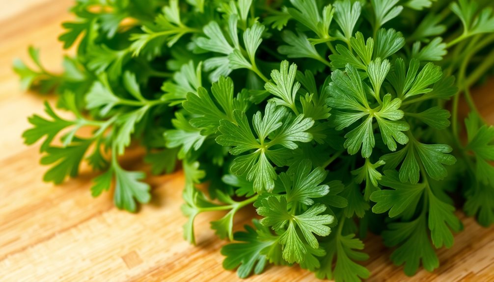 garnish with fresh parsley