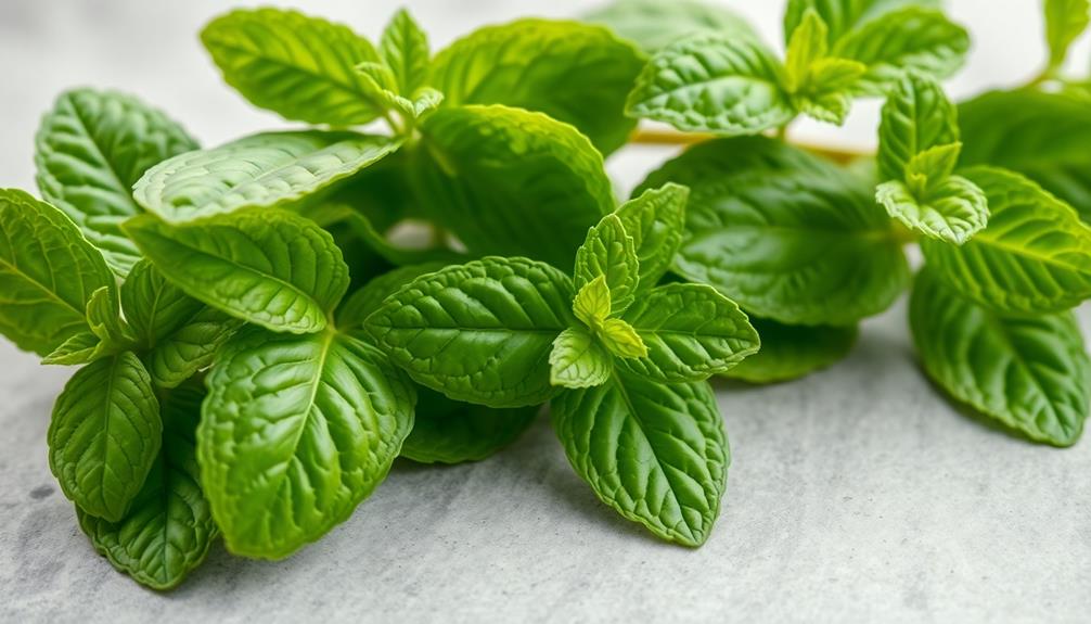 garnish with mint leaves