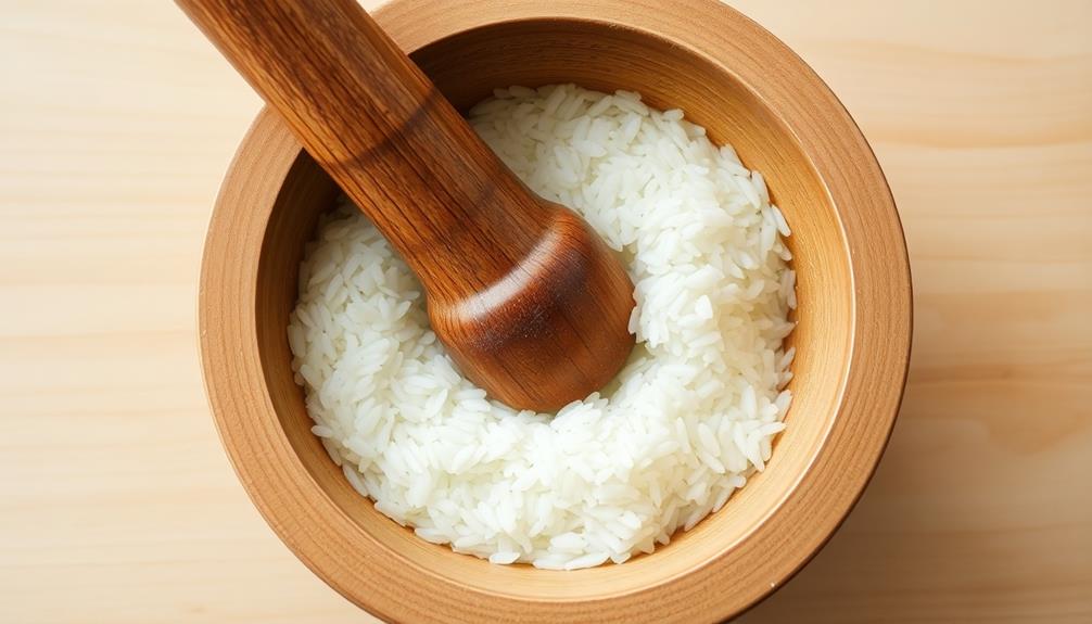 grind soaked rice thoroughly