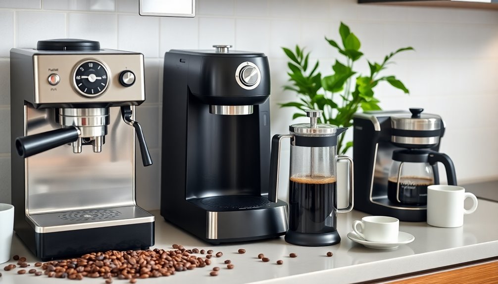 home coffee machine selection