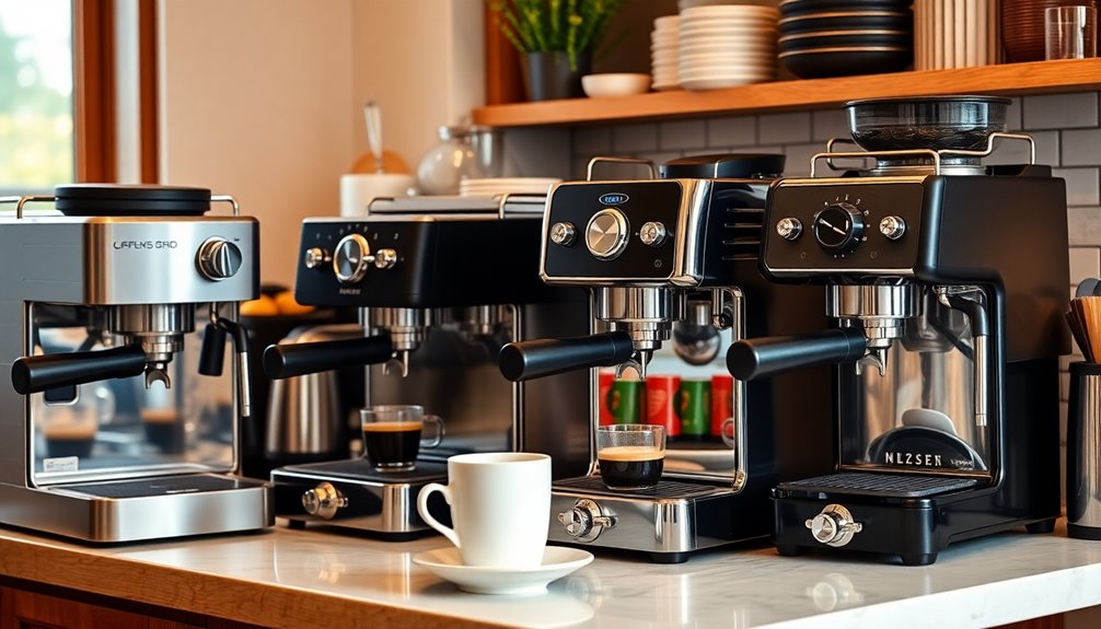 home espresso machine selection