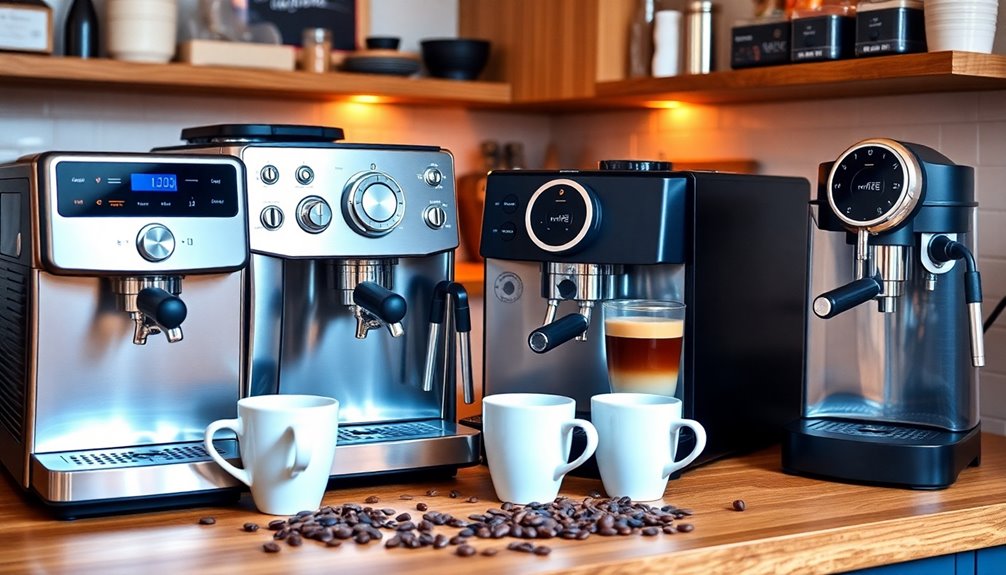 home espresso machine selection