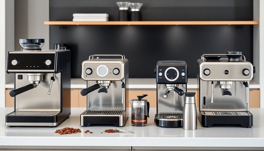 home espresso machine selection