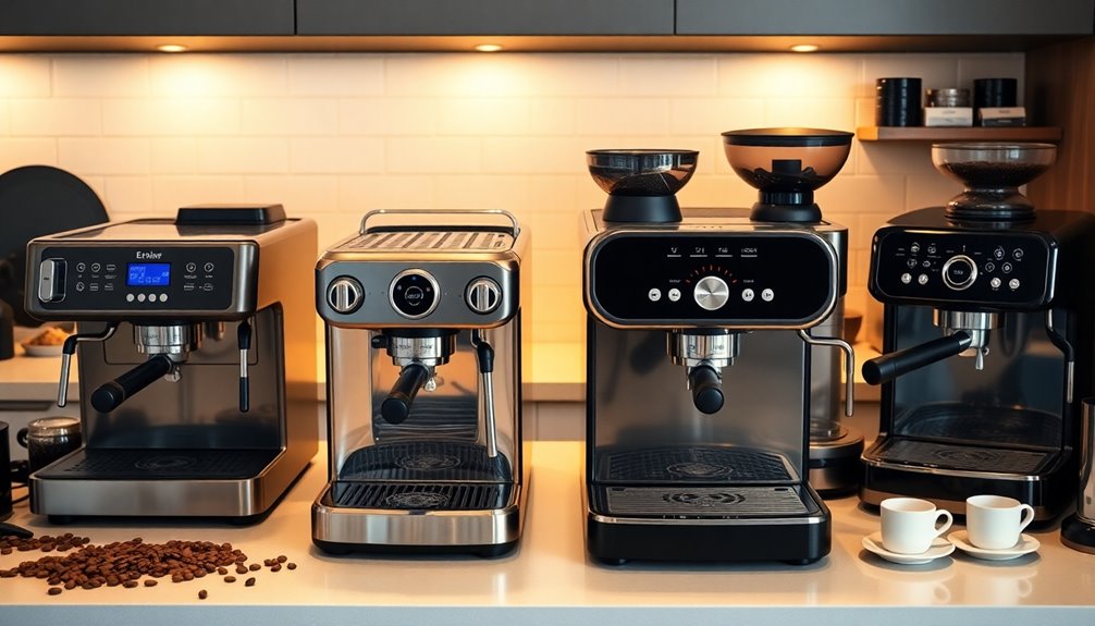 home espresso machine selection