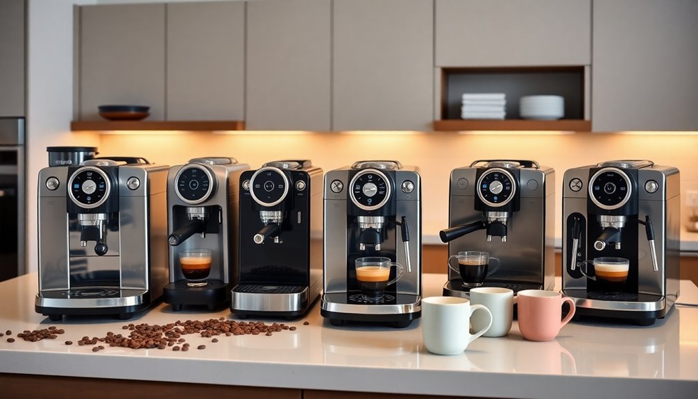 home espresso machine selection