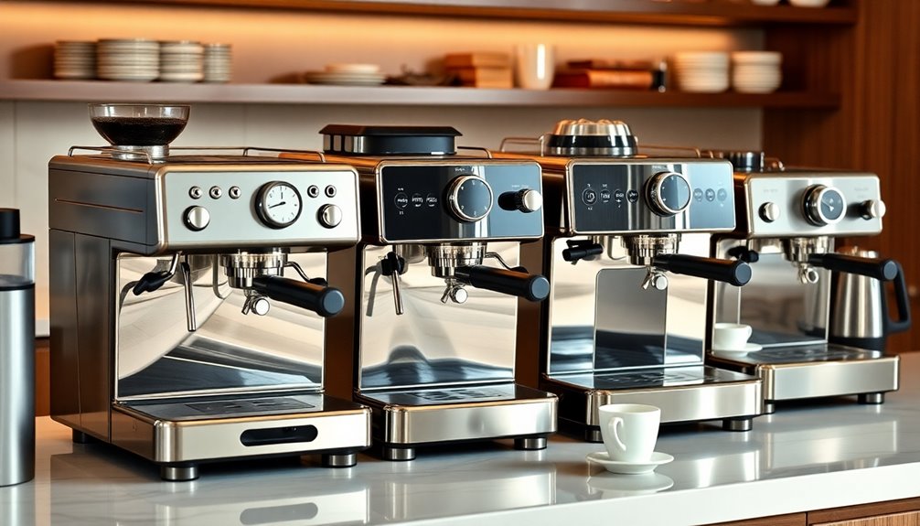 home espresso machine selection