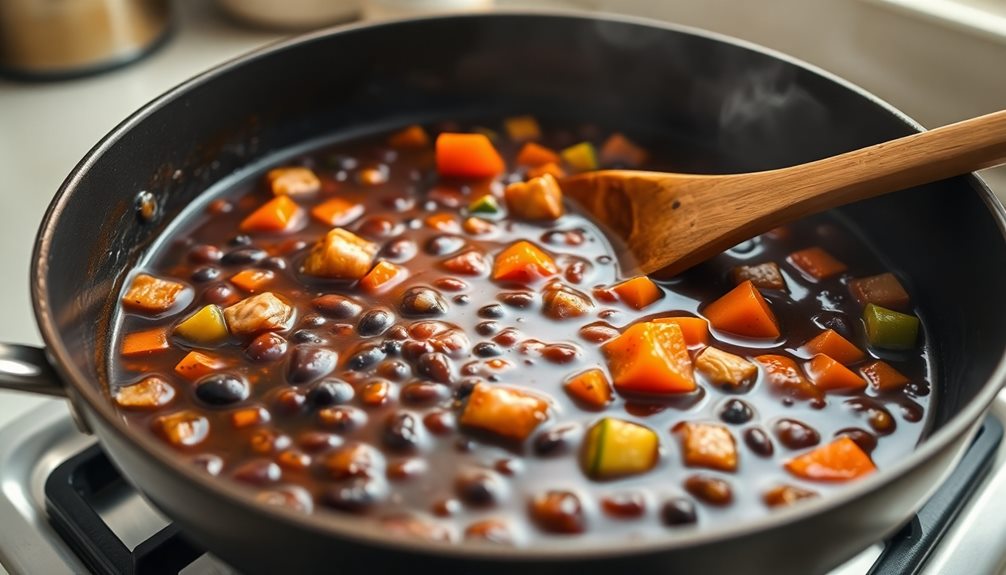 incorporate black bean sauce