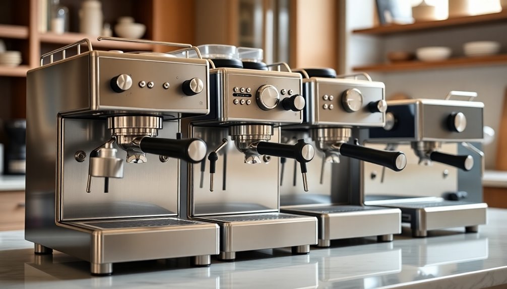 italian espresso machine selection
