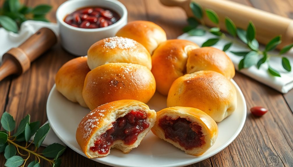 korean red bean pastry