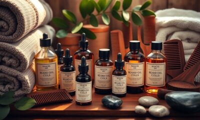 luxurious beard oil selection