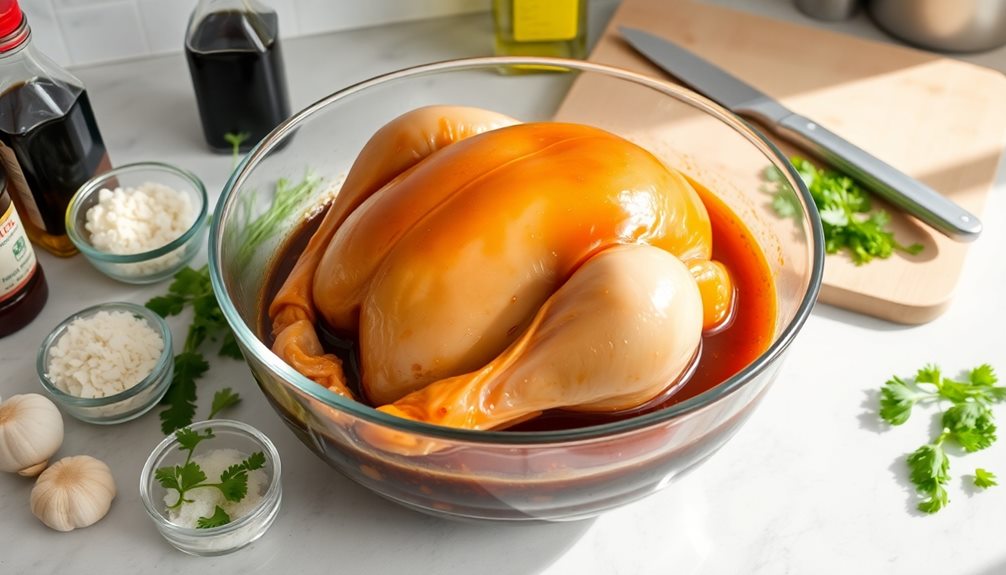 marinate chicken for hours
