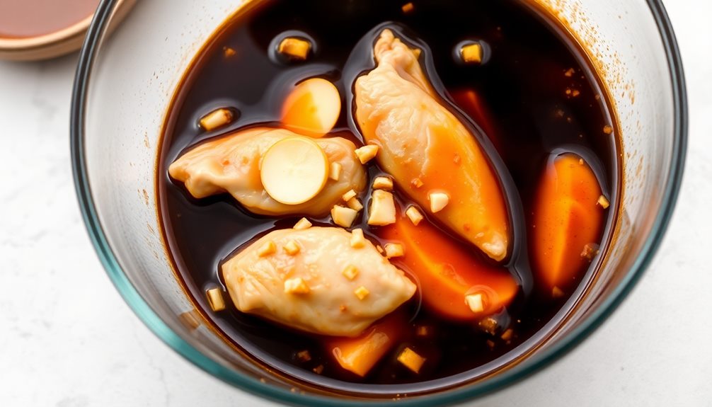 marinate chicken in soy