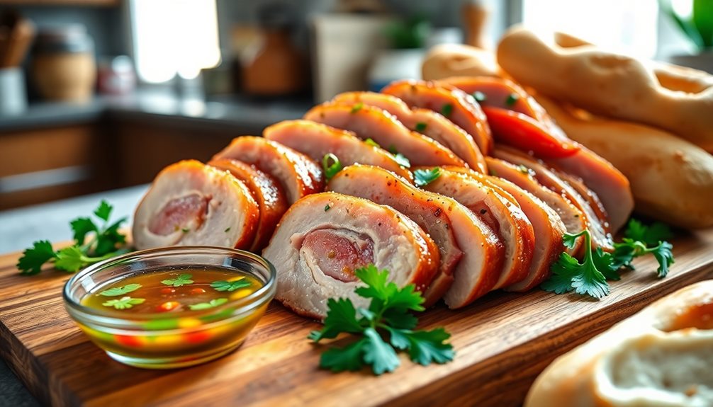 marinate pork two hours