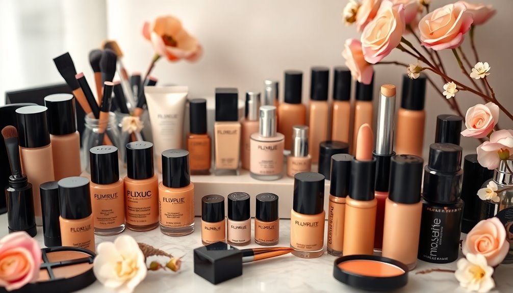 mature skin foundation selection