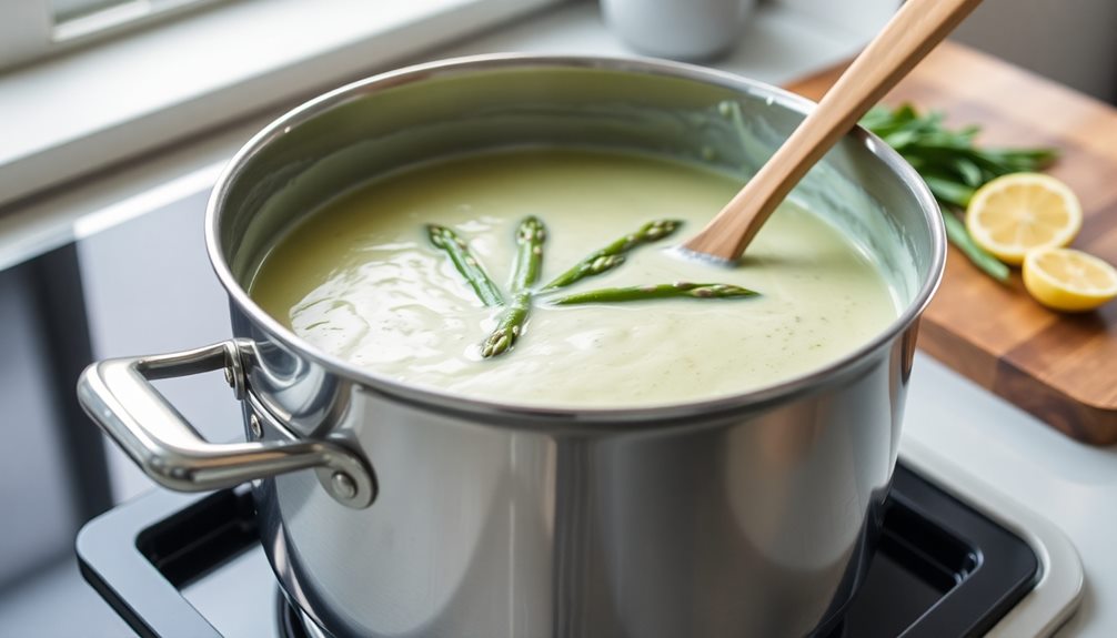 modify consistency using broth