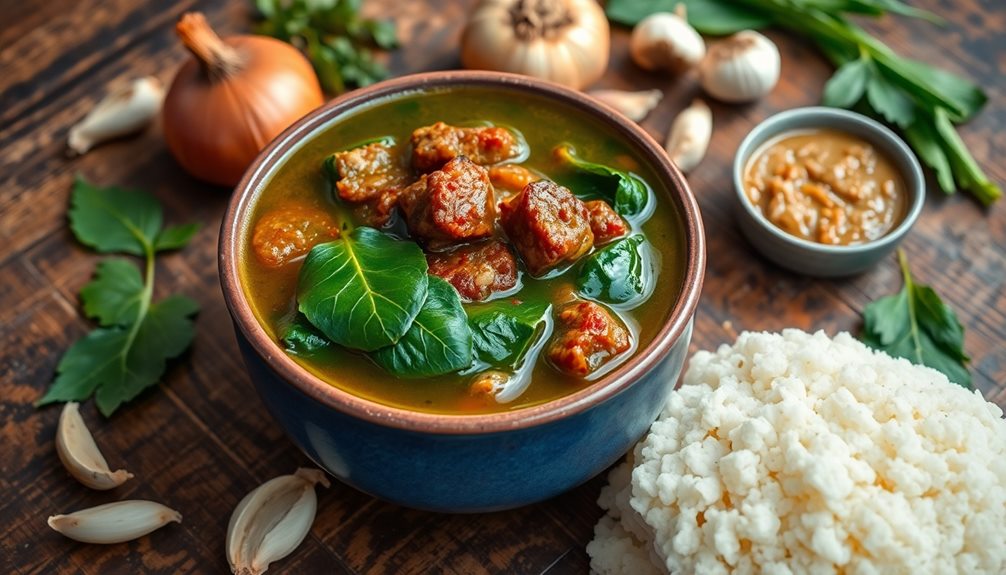 nutritious african cassava soup