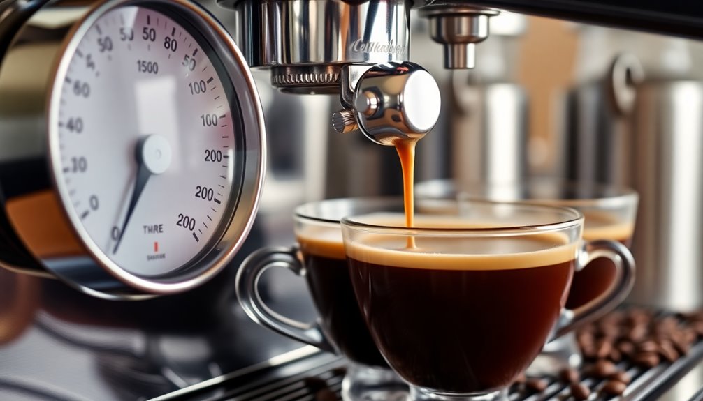 optimal espresso pressure selection