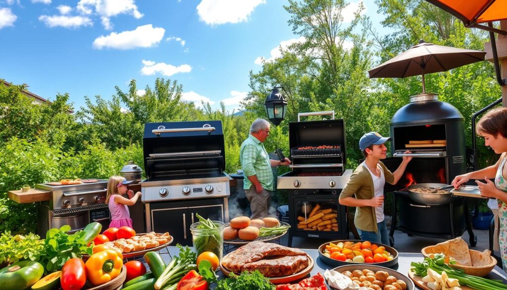 outdoor cooking styles