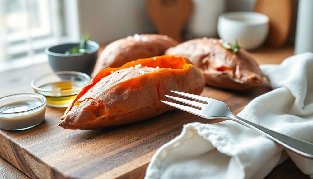 perfectly baked korean sweet potatoes