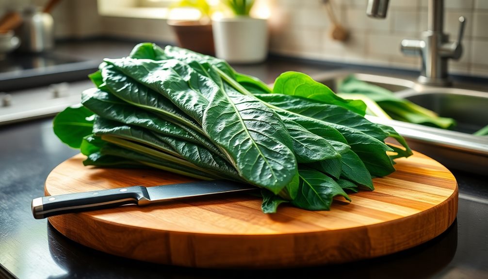 prepare cassava leaves thoroughly