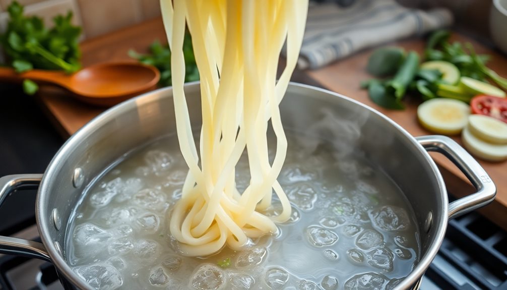 prepare fresh rice noodles