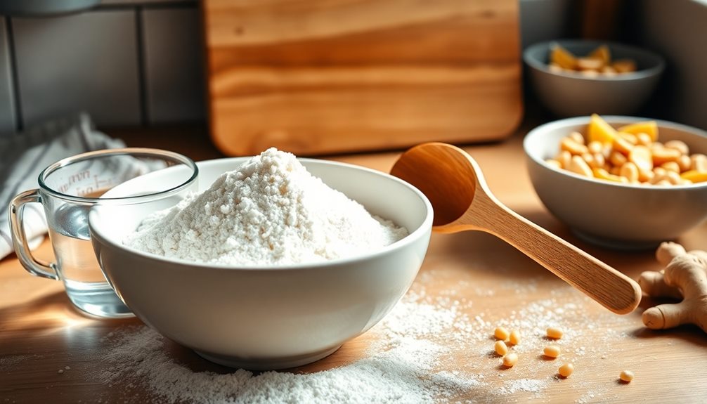 prepare glutinous rice flour